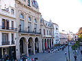 English: Buildings around main square