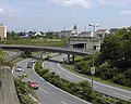 Ostwestfalendamm, Einfahrt in den Ostwestfalentunnel