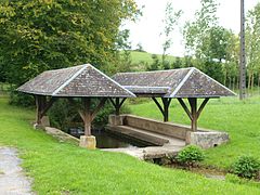 le lavoir de Guincourt sur le ruisseau de Saint-Lambert