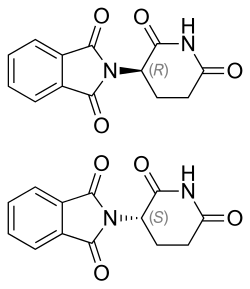 Talidomidin rakennekaava