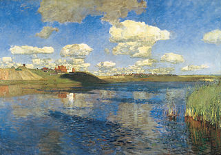 Isaac Levitan, Lac russe, 1900.