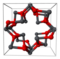 Struktur von Blei(II,IV)-oxid