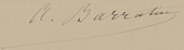 signature d'Anne Barratin