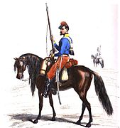 Chasseurs d'Afrique - Tenue de guerre vers 1840