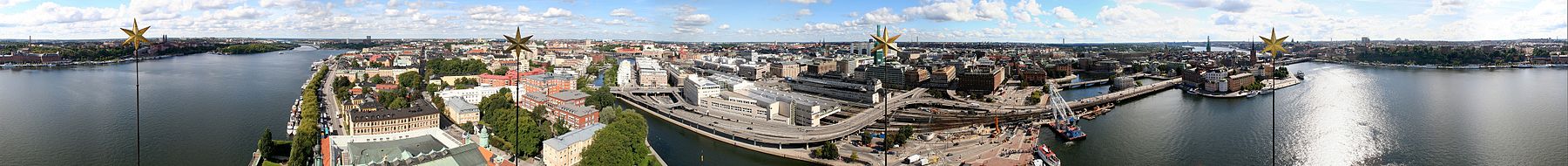 Panorama vanaf het stadhuis