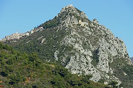 Le site du village de Sainte-Agnès.