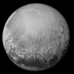 Pluto fotograferad av New Horizons (11 juli 2015).