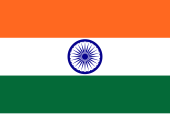 Flagge Indiens