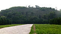 Tumulus de Han Yang Ling, sous lequel se trouve la tombe impériale.