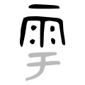 Bronze script character