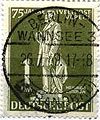 Issue 1949, 1 DM, cancelled BERLIN-3 Wannsee (Strandbad)