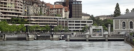 Barrage du Seujet, Genève