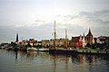 Blick vom Stadthafen auf die Altstadt