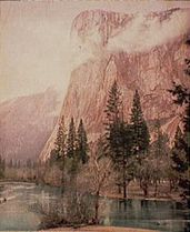 English: William Henry Jackson's 1899 photograph of El Capitan