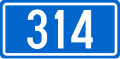 D314 state road shield