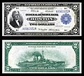 Two-dollar large-size banknote of the Federal Reserve Bank Notes