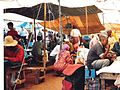 Souk hebdomadaire dans la région de Khénifra au Maroc