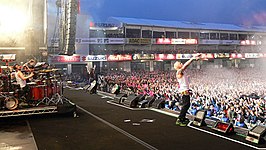 The Prodigy, live op Rock am Ring in 2009.