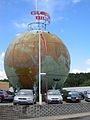 One of the worlds largest globe located in Silkeborg, Denmark.