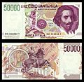 50 000 lires Bernini (1984-2002)