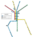 Netzplan der Stadtbahn