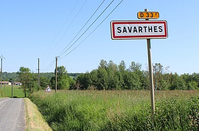 Entrée du village.