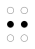 ⠒ (braille pattern dots-25)