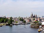 Vue du centre d'Amsterdam.