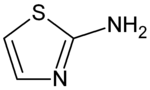 Strukturformel von 2-Aminothiazol