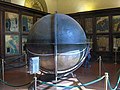 The "mappa mundi" at Palazzo Vecchio, Firenze, damaged during renovations.