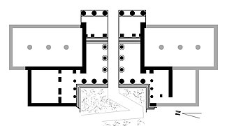 Plan des Propylées.