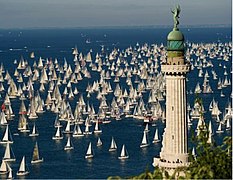 The Barcolana regatta in Trieste, Italy, was named "the greatest sailing race" by the Guinness World Record for its 2,689 boats and over 16,000 sailors on the starting line.[264]