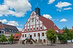 Rathaus Grimma nach dem Hochwasser 2013