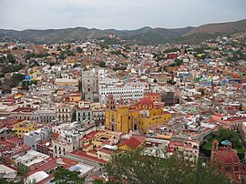 Universität und Kathedrale in Guanajuato