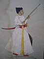 Mughal-era aristocrat armed with a matchlock musket.