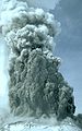 Explosion freatica au Mont Saint Helens au començament dau periòde eruptiu de 1980.