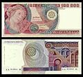 100 000 lires Botticelli (1978-88)