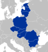 Mapa państw grupy