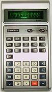 Calculatrice scientifique Sanyo CZ-8127[i], 1975.