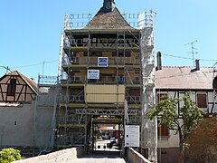 La porte haute (Obertor), enceinte qui entourait le bourg au XIVe siècle.