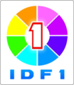 Logo d'IDF1 du 20 mars au 1er septembre 2008.