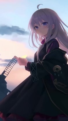 journey of elaina (wandering witch) animated wallpaper