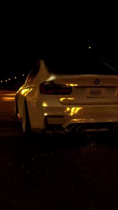 bmw m3 f30 under the rain live wallpaper