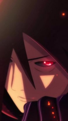 madara uchiha with sharingan live wallpaper