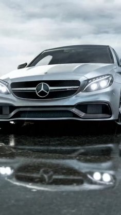 mercedes amg c63 s coupe (forza horizon 4) live wallpaper