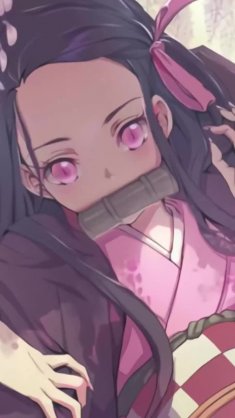 nezuko kamado under the purple wisteria live wallpaper