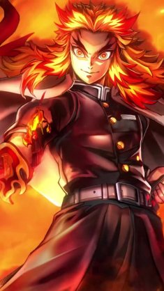 majestic flame hashira rengoku live wallpaper