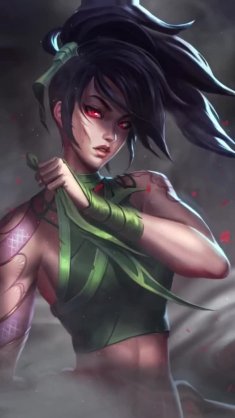 akali ninja skills (lol) live wallpaper