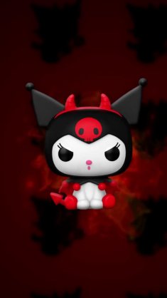 devil kuromi (hello kitty) live wallpaper