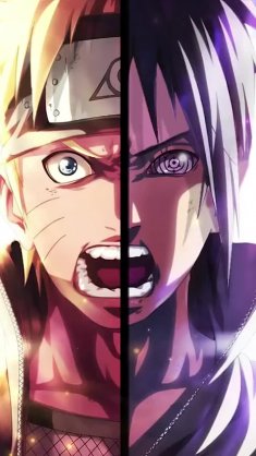 naruto and sasuke angry face live wallpaper